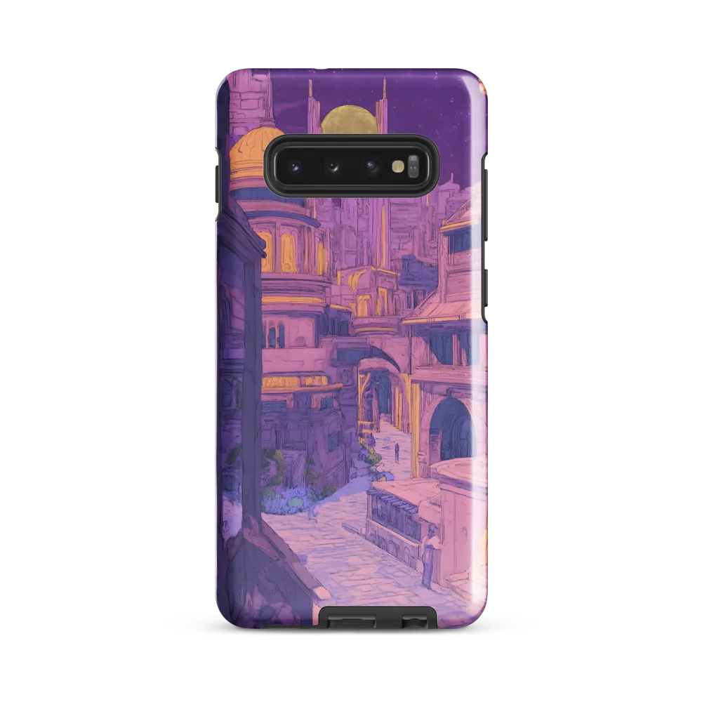 Moonlit Fantasy City | Phone Case |  S10 Plus | Tough Case | Glossy