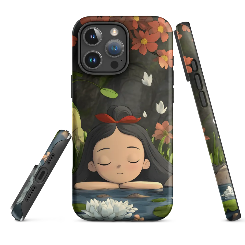 Tranquility by the Waterside | Phone Case |  16 Pro Max | Tough Case | Matte
