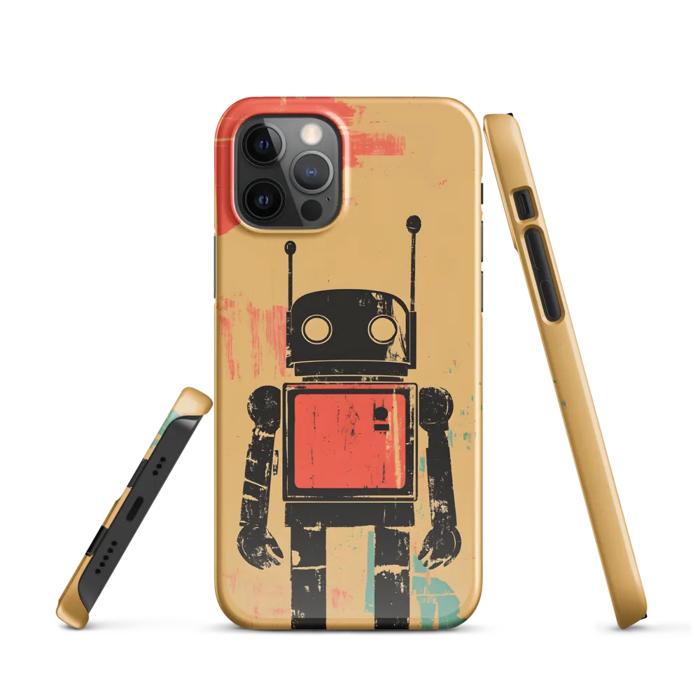 The Retro Robot | Phone Case |  12 Pro | Snap Case | Glossy