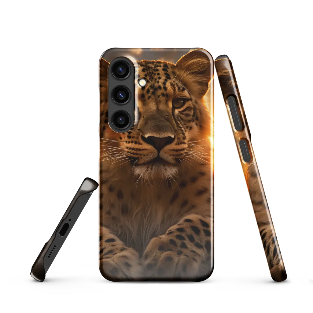 Regal Presence: The Leopard at Sunset