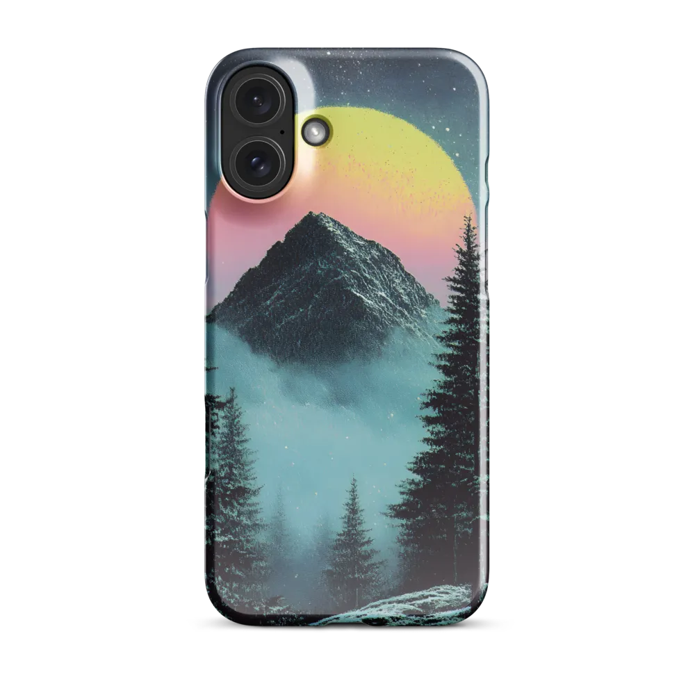 Ethereal Peaks Under Celestial Lights