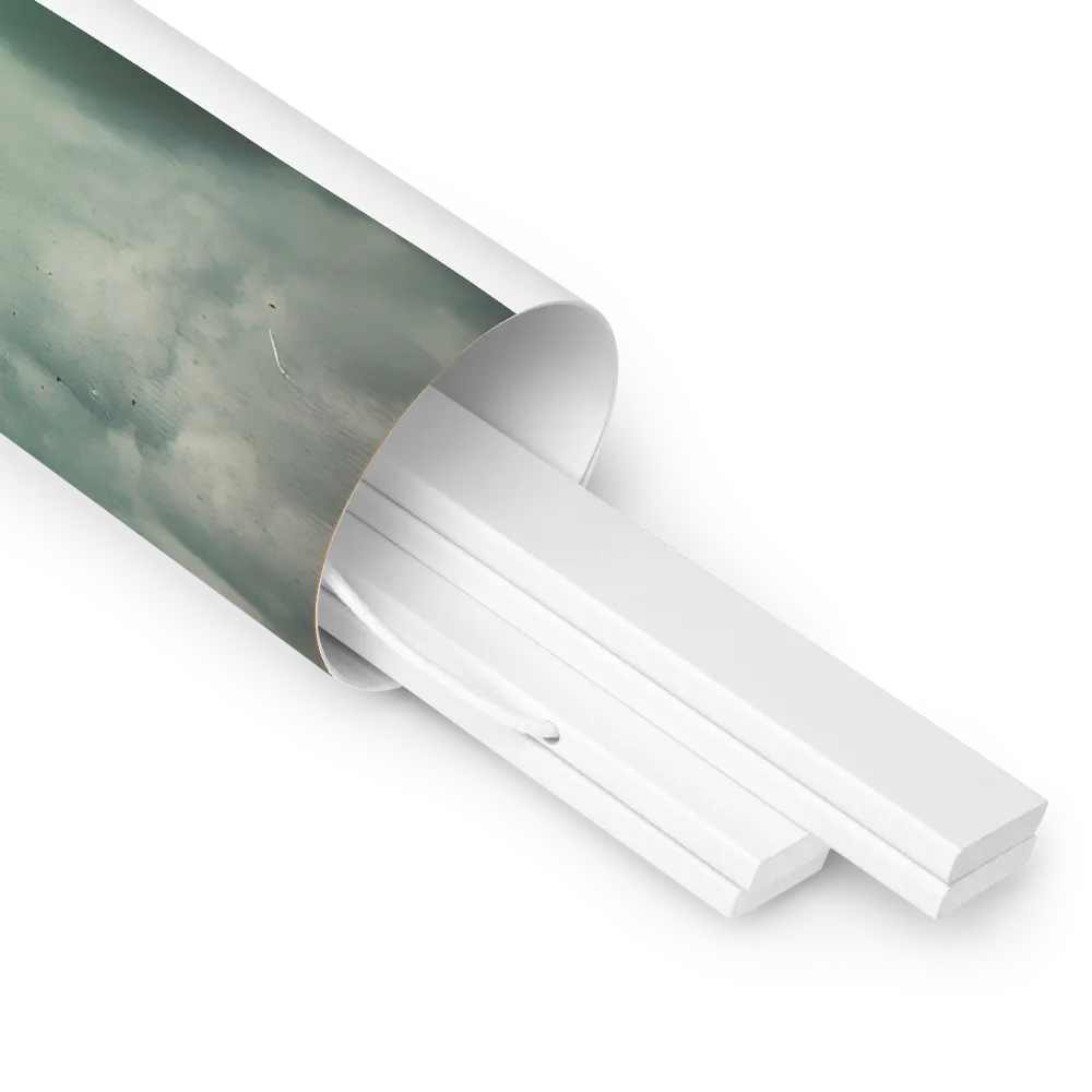 Ethereal Reflections: Identity in a Fragmented World | Poster With White Wood Hanger | 18″×24″