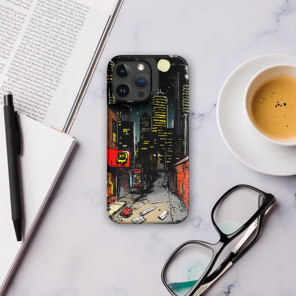 Nocturnal Cityscape: The Hidden Alley | Phone Case |  16 Pro Max | Snap Case | Matte