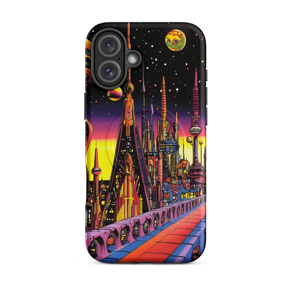 Futuristic Cosmos: A Journey Through Neon Cities