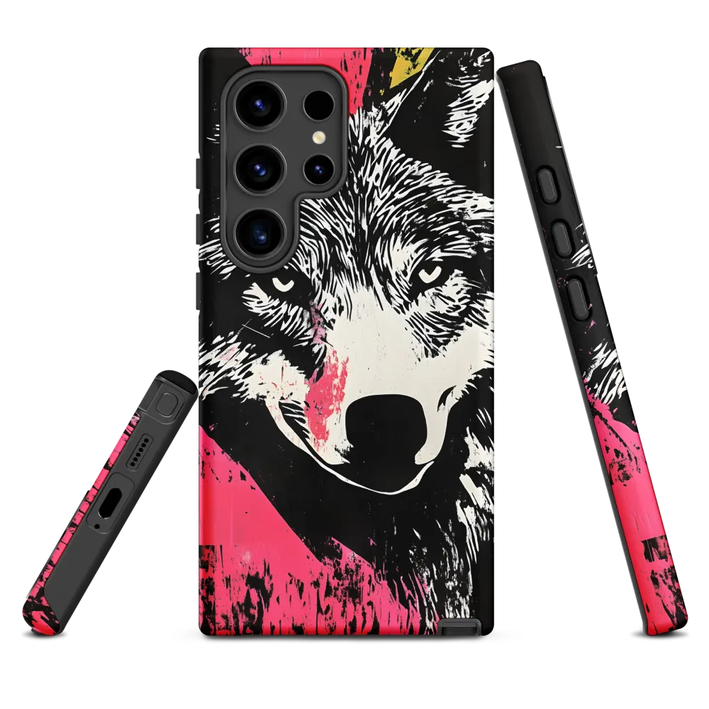 Intense Gaze of the Wolf