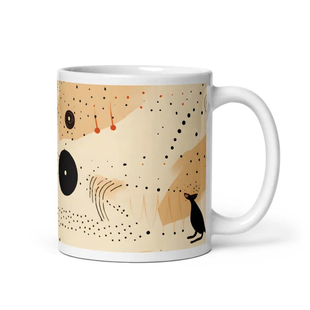 Playful Patterns in Earth Tones | Mug with White inside | 11 oz