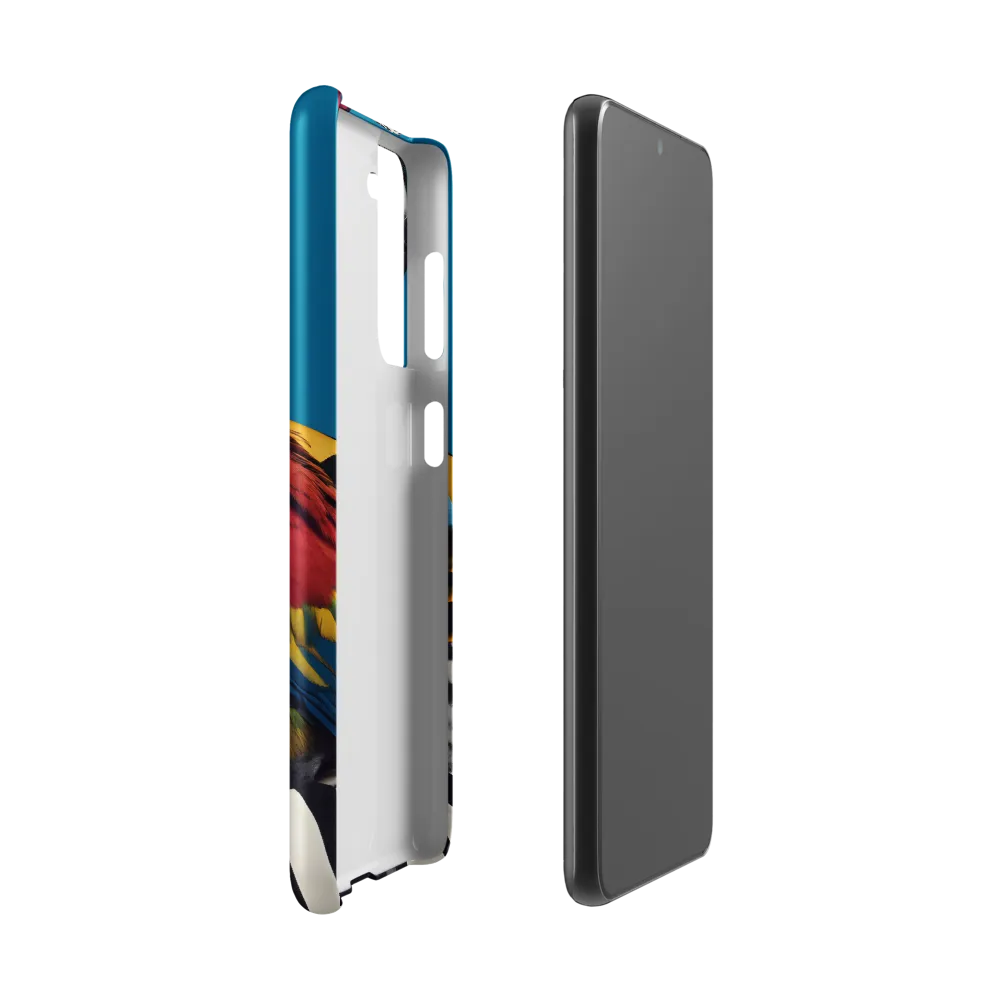 Vibrant Fusion of Flora and Fauna | Phone Case |  S21 | Snap Case | Matte