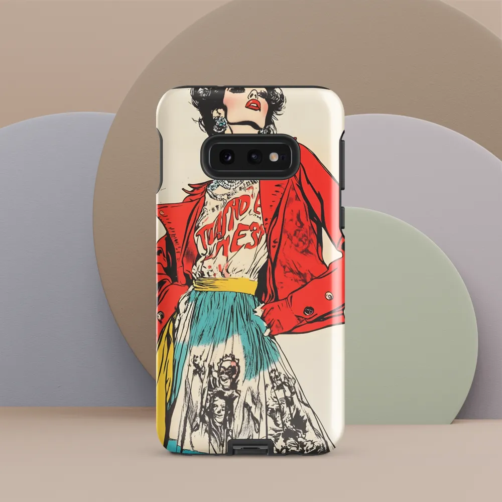 Vibrant Elegance: A Pop Art Fashion Statement
