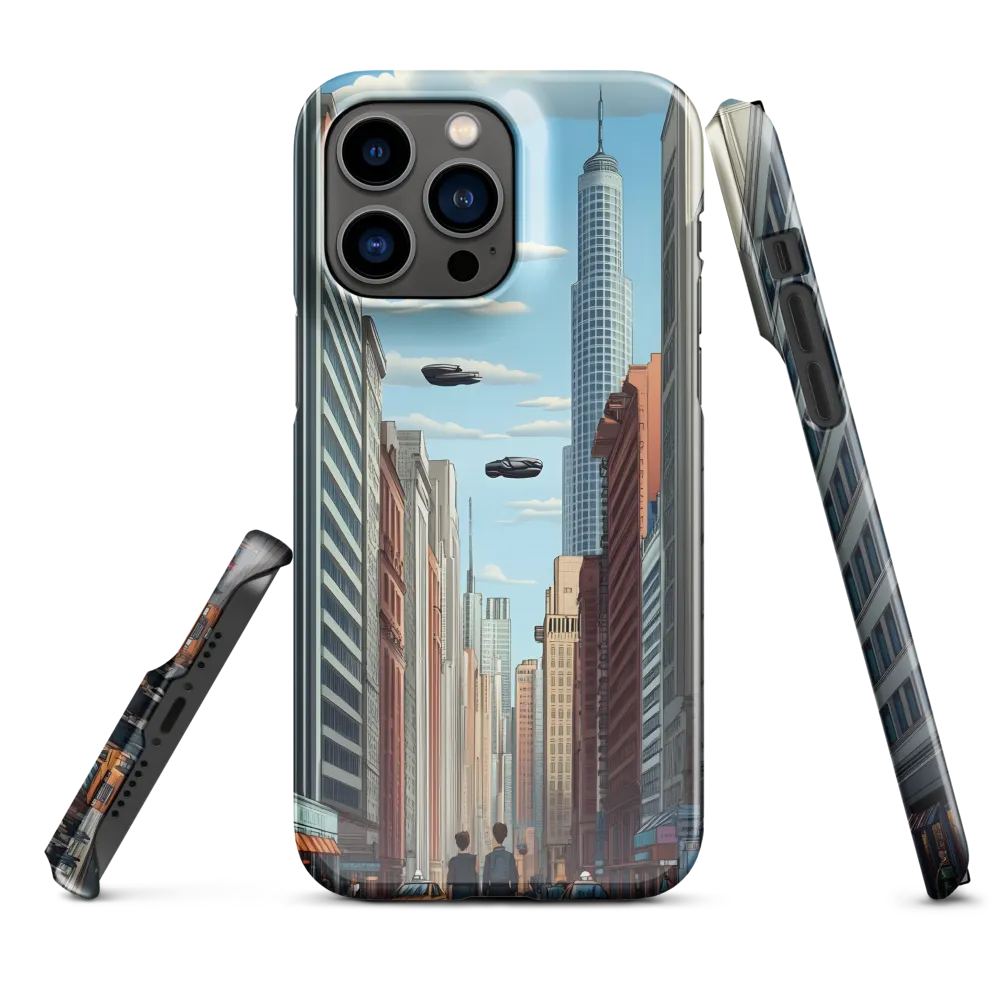 Futuristic Stroll through the Urban Skyline