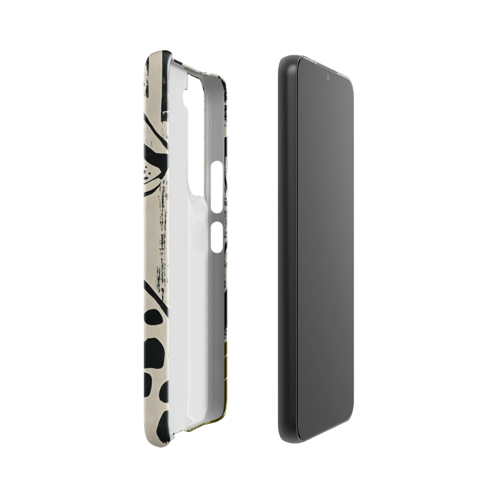 Leopard in Silhouette: A Modern Appeal | Phone Case |  S22 | Snap Case | Glossy
