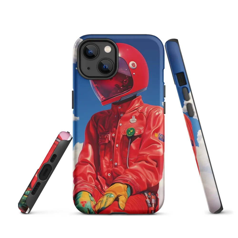 Astronaut in Crimson
