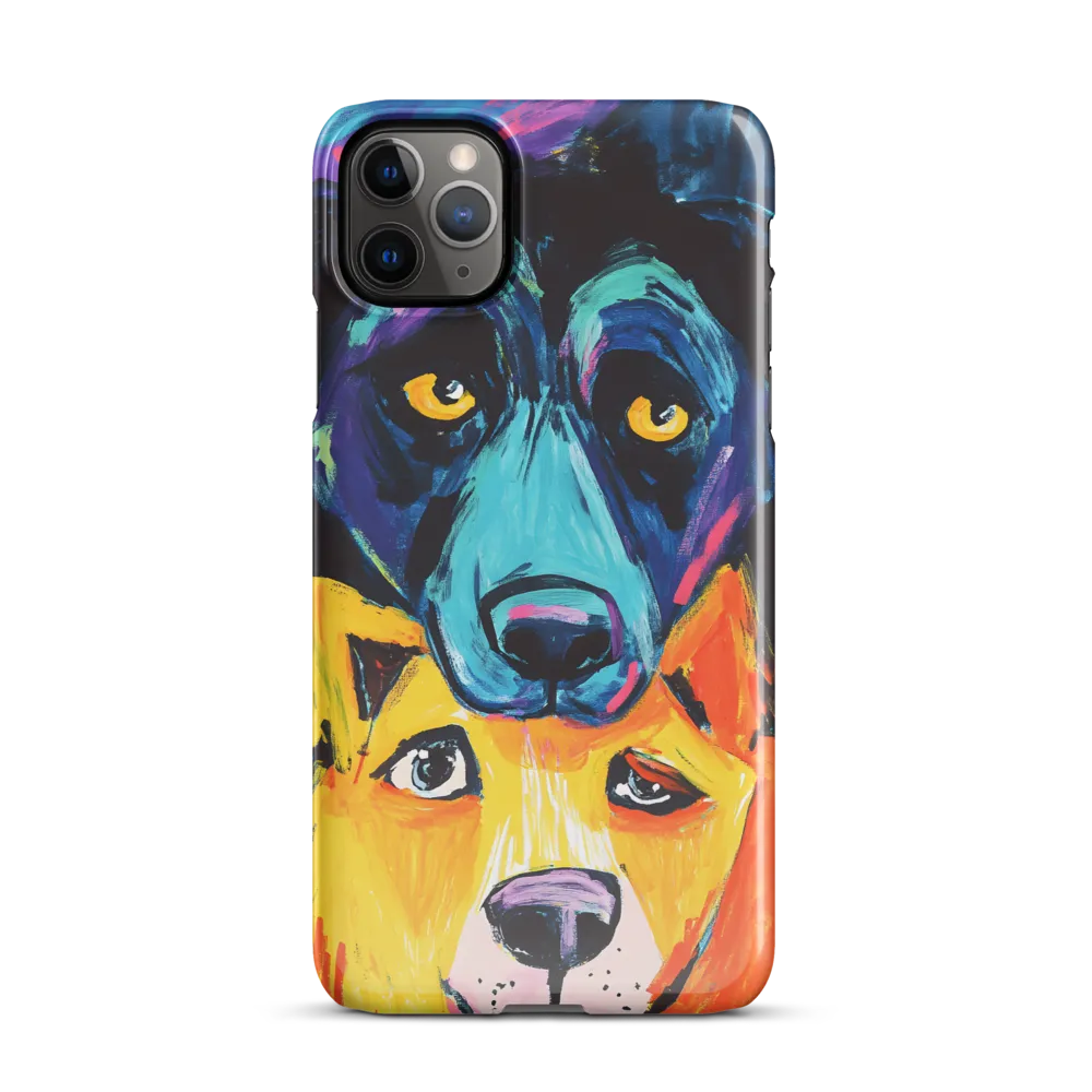 Vibrant Companions: An Expression of Canine Spirit | Phone Case |  11 Pro Max | Snap Case | Glossy