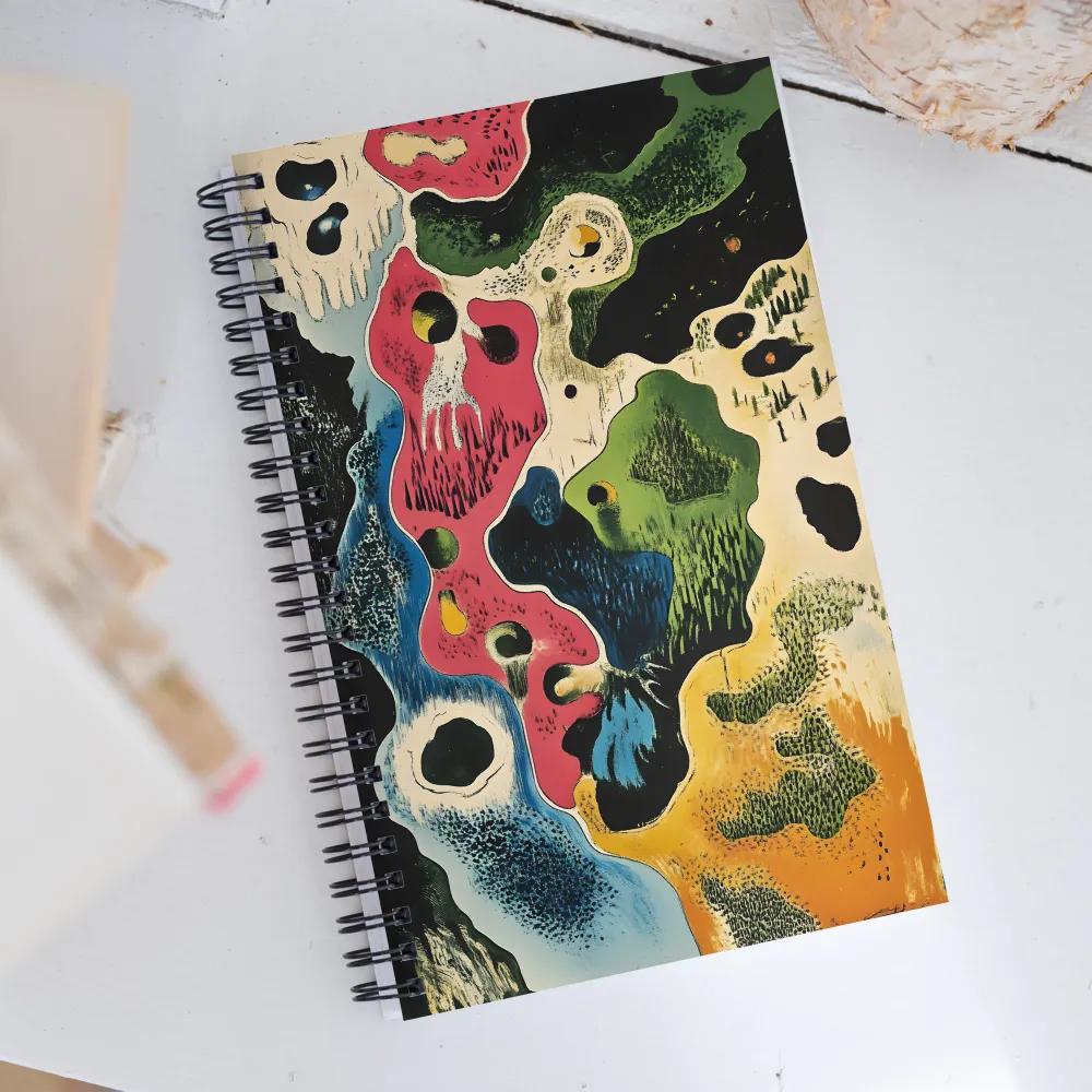 Dreamscape of Contrasting Colors | Spiral Notebook