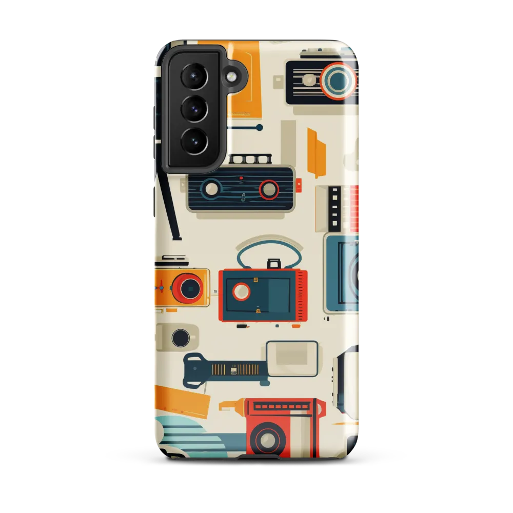 Retro Camera Collection: A Nostalgic Journey | Phone Case |  S21 Plus | Tough Case | Glossy