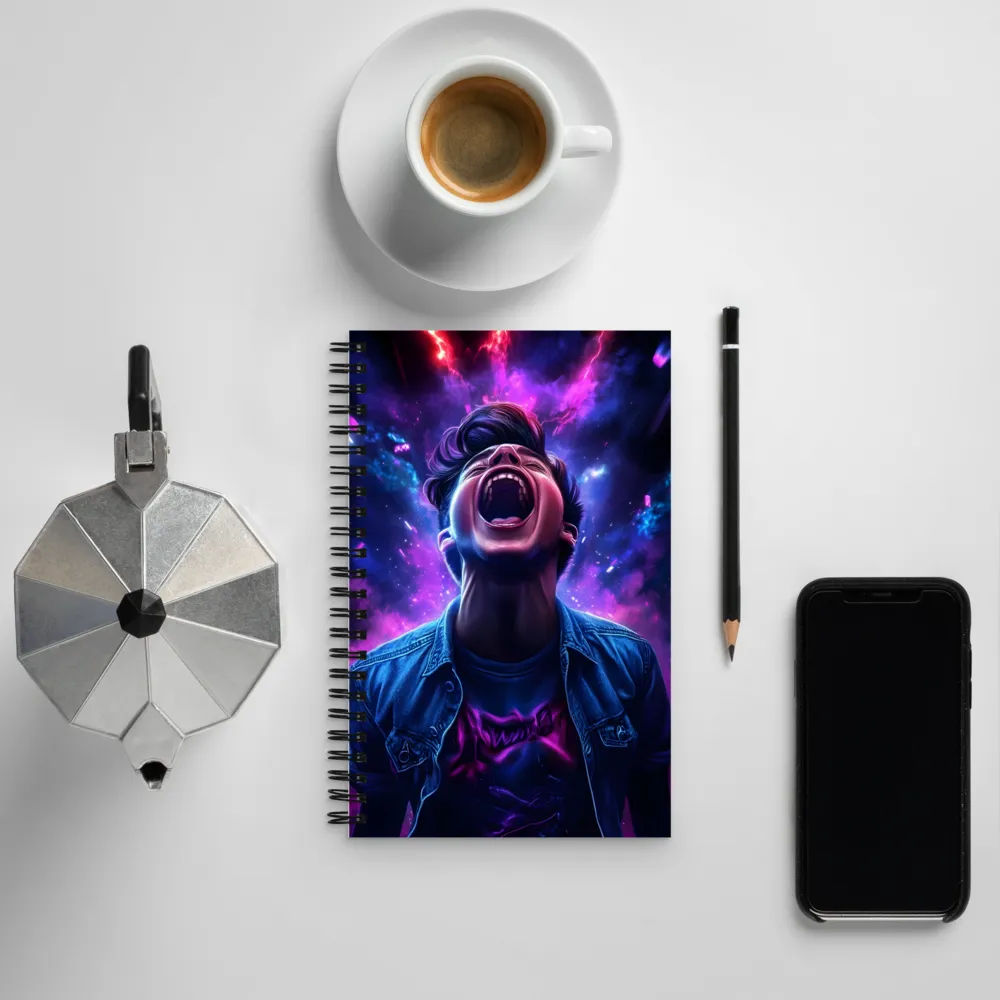 Cosmic Scream | Spiral Notebook