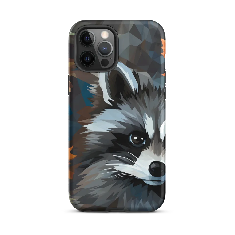 Whispers of Autumn: The Raccoon's Gaze