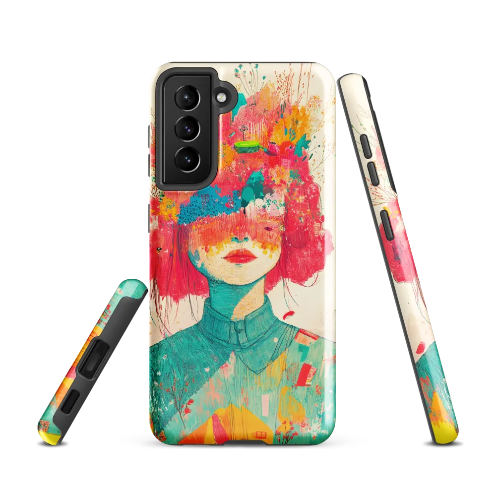 Whimsical Floral Portrait