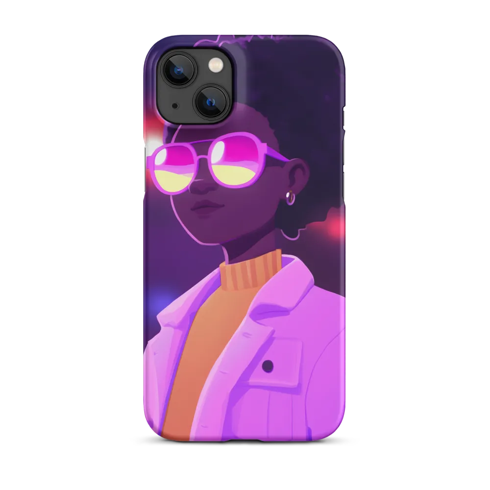 A Vibrant Soul in Shades | Phone Case |  14 Plus | Snap Case | Matte