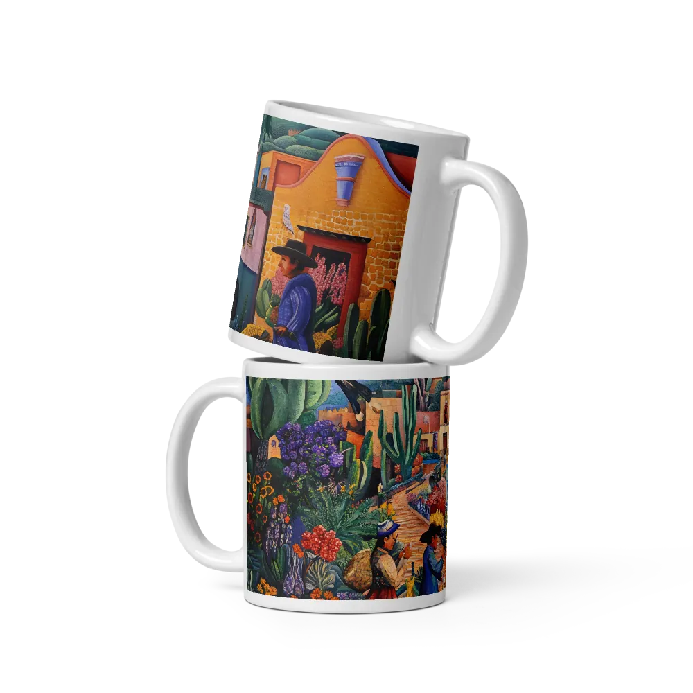 A Mosaic Journey Through Colorful Landscapes | Mugs | Multiple Sizes & Colors