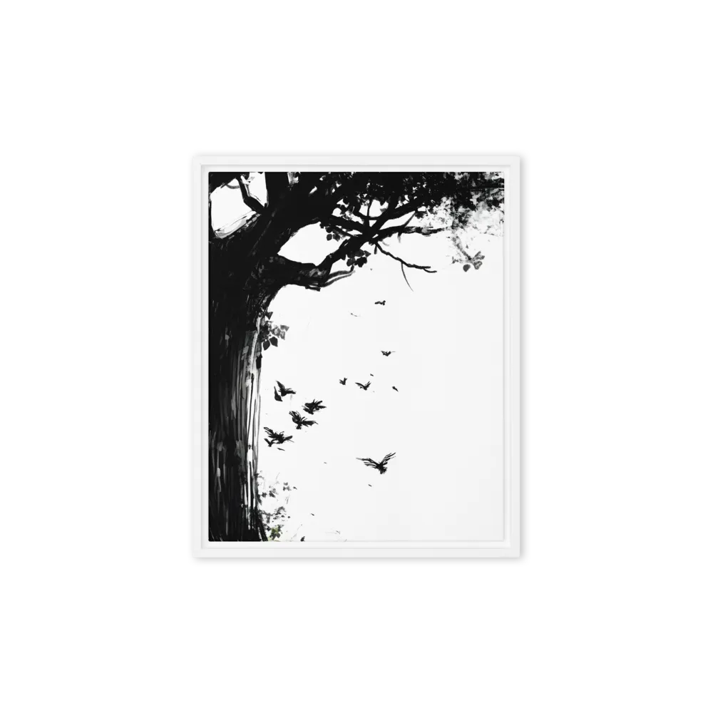 Whispers of Nature | Canvas with White Frame | 8″×10″