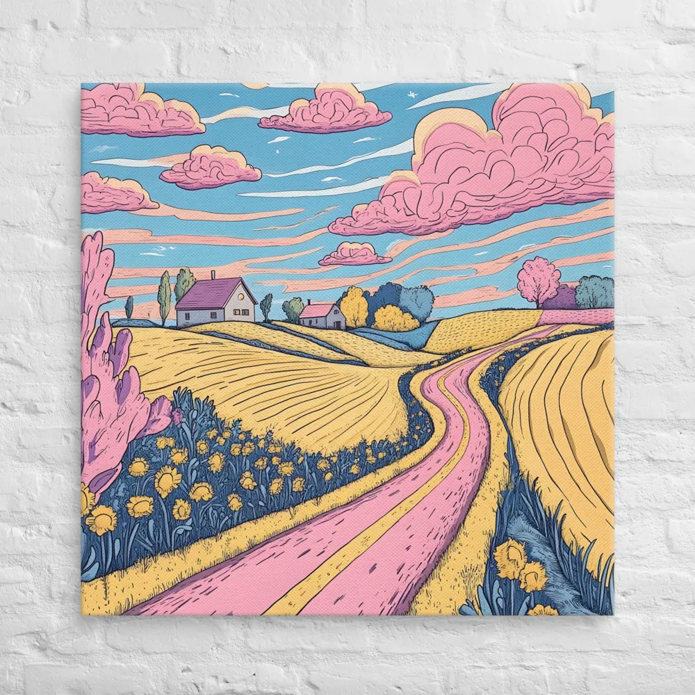 Idyllic Countryside Journey | Canvas | 36″×36″