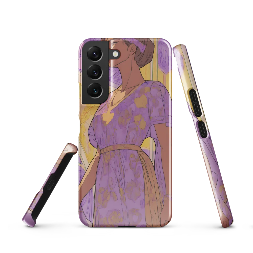 Elegance in Floral Harmony | Phone Case |  S22 | Snap Case | Glossy