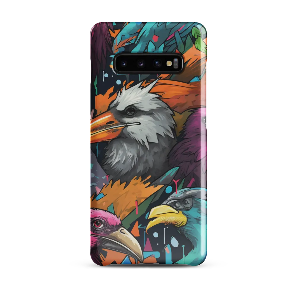 Avian Vortex: A Celebration of Color and Form | Phone Case |  S10 Plus | Snap Case | Glossy