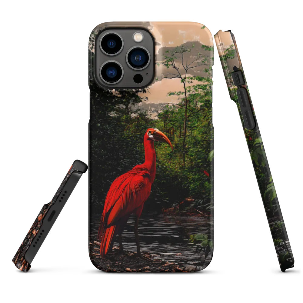 Enigmatic Elegance: The Scarlet Observer