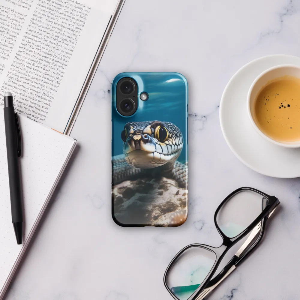 Underwater Majesty: The Serpent's Gaze | Phone Case