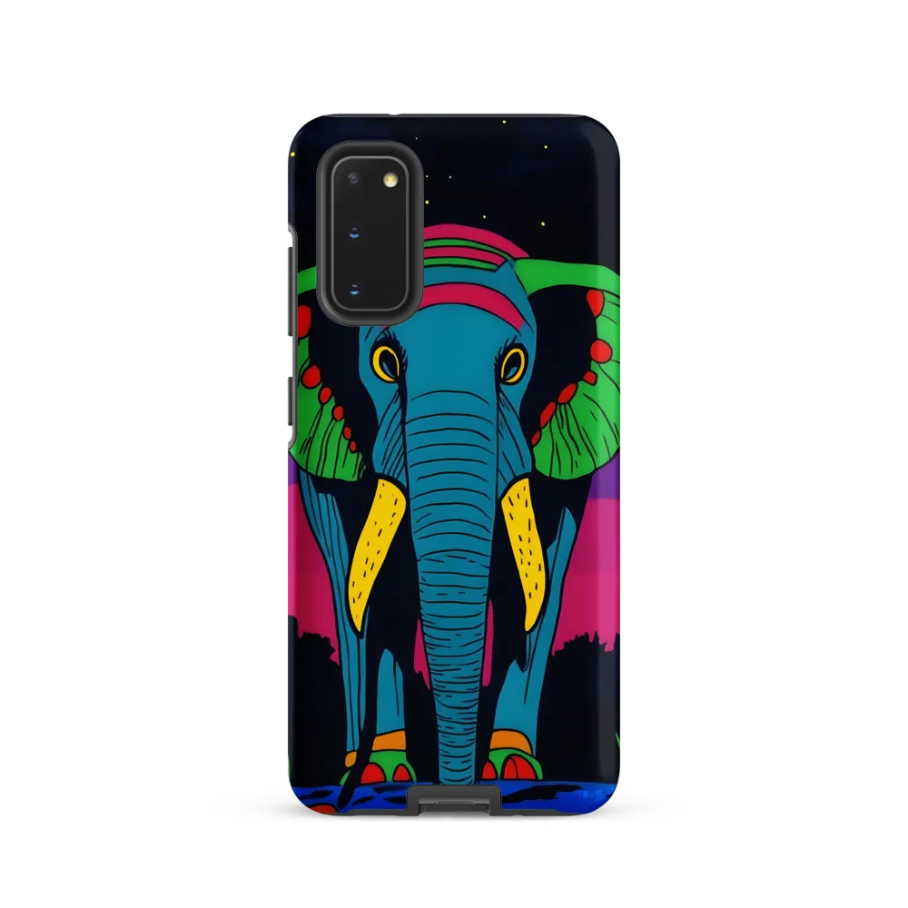 Whimsical Majesty: The Vibrant Elephant