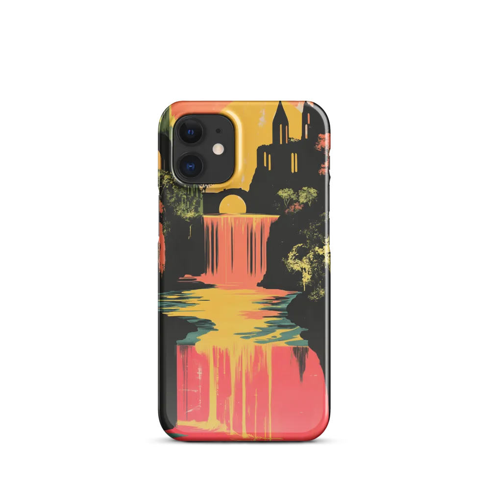 Elysian Echoes: A Surreal Reflections | Phone Case |  12 Mini | Snap Case | Glossy