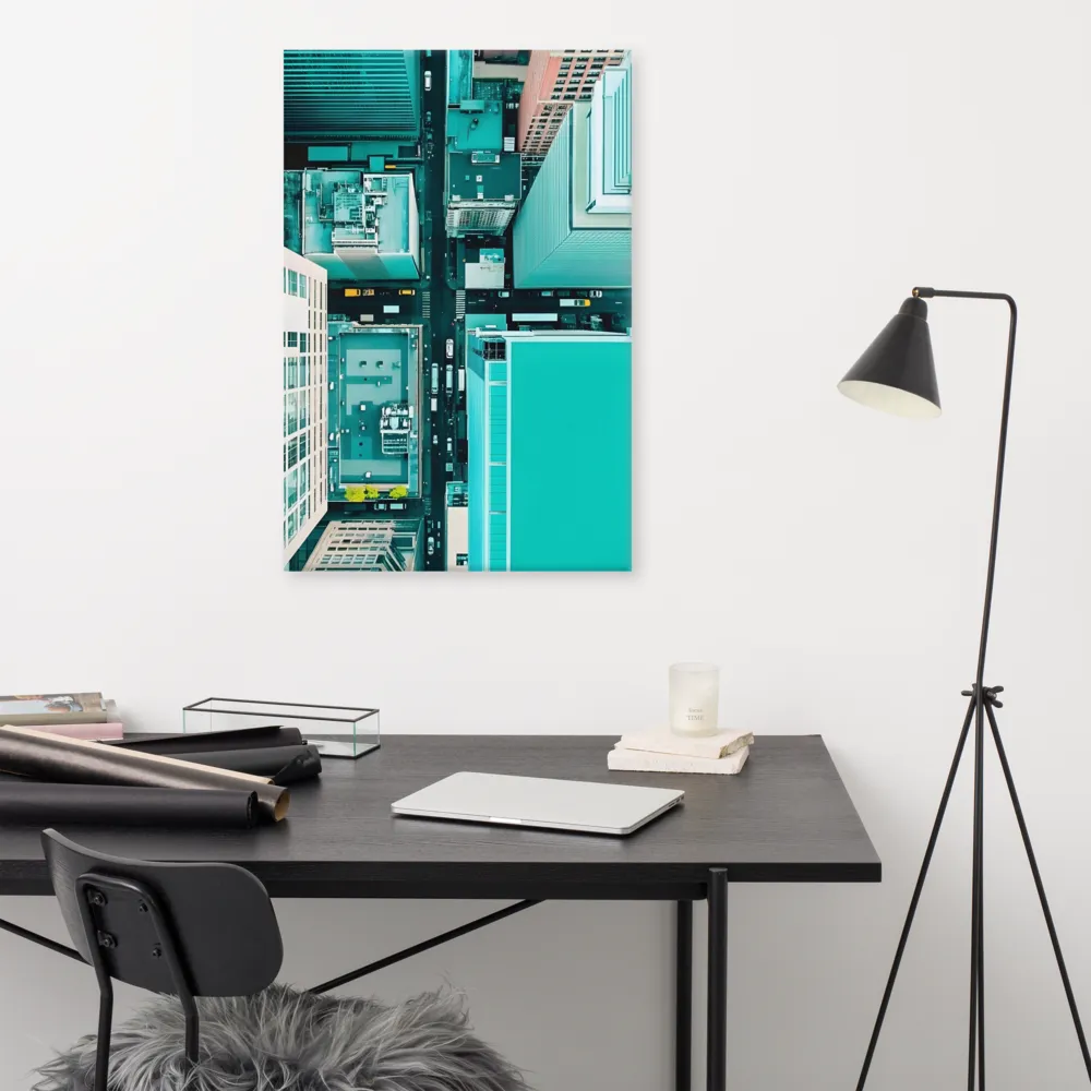 Urban Geometry: Aerial Perspective | Canvas | 24″×36″