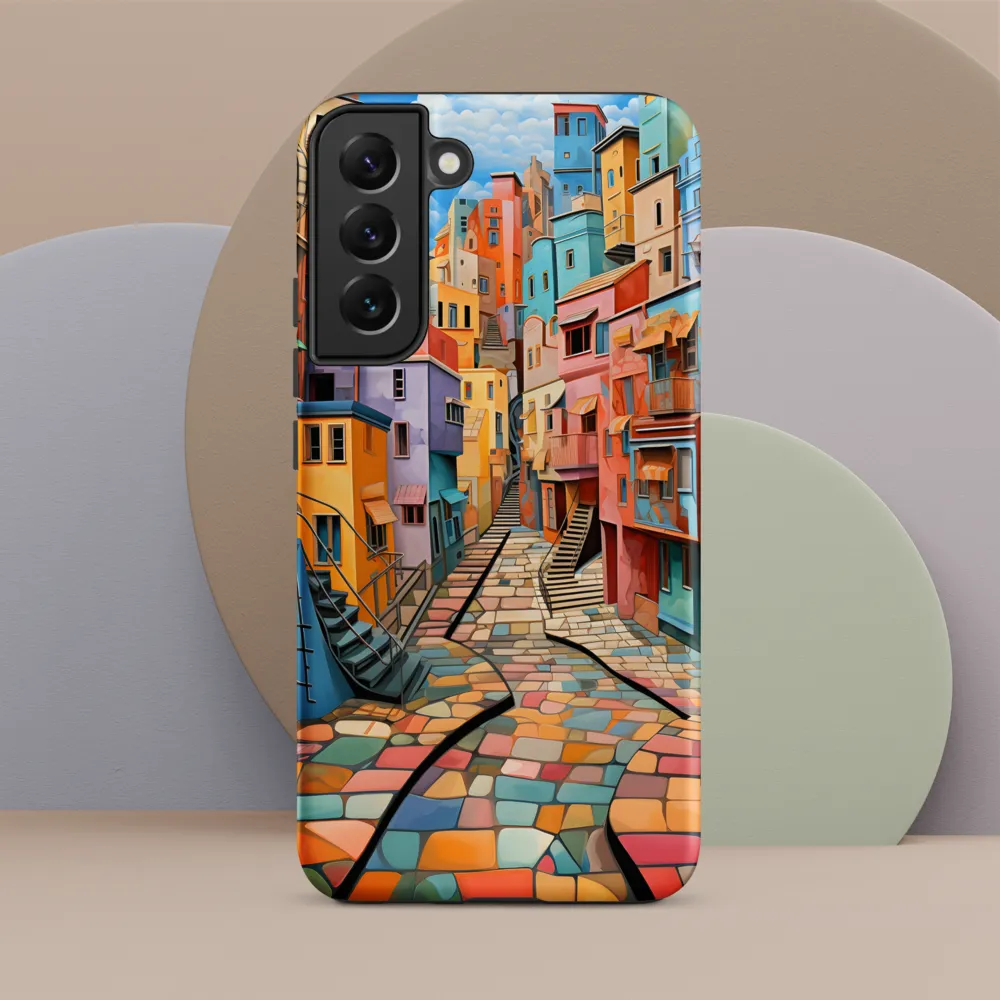 Vibrant Cityscape: A Kaleidoscope of Colors