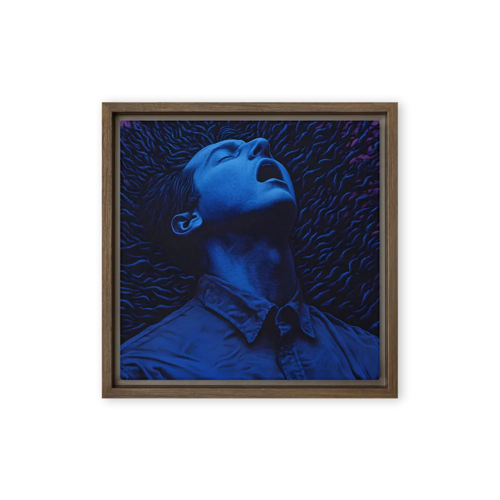 Dreams Unbound | Canvas with Brown Frame | 12″×12″
