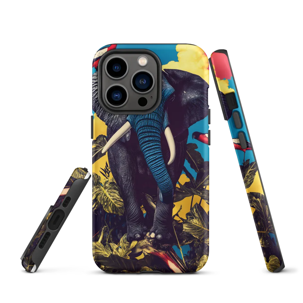 Elephant Dreams in Vibrant Colors | Phone Case |  13 Pro | Tough Case | Matte
