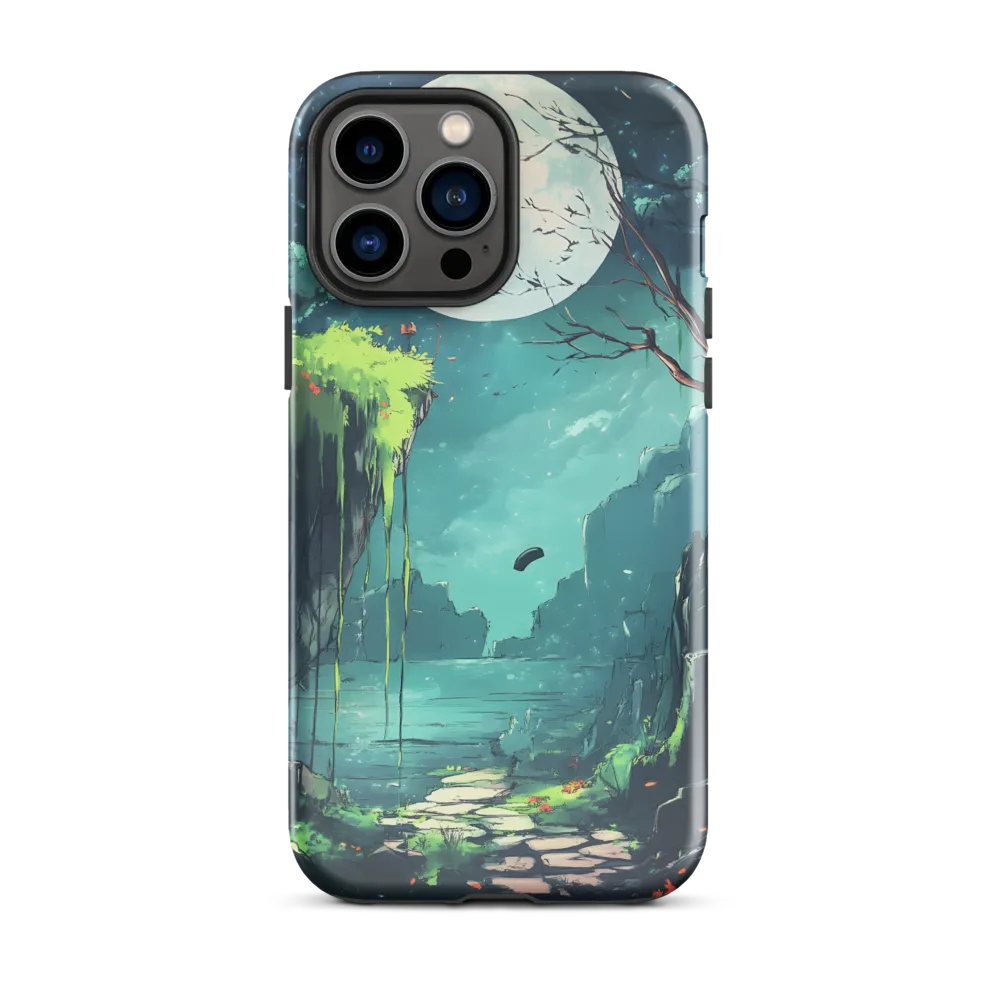 Moonlit Serenity: A Fantastical Landscape