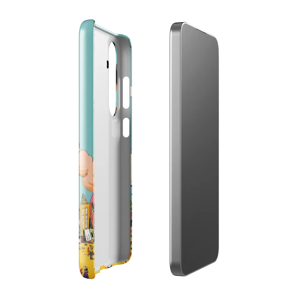Urban Fantasia: A Whimsical Encounter | Phone Case |  S24 Plus | Snap Case | Glossy