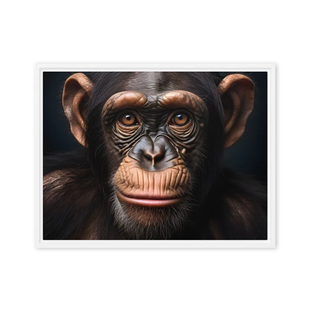 Whispers of Curiosity | Canvas with White Frame | 18″×24″