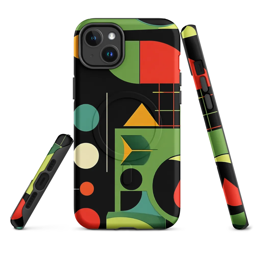 Geometric Harmony | Phone Case |  14 Plus | MagSafe® Tough Case | Matte
