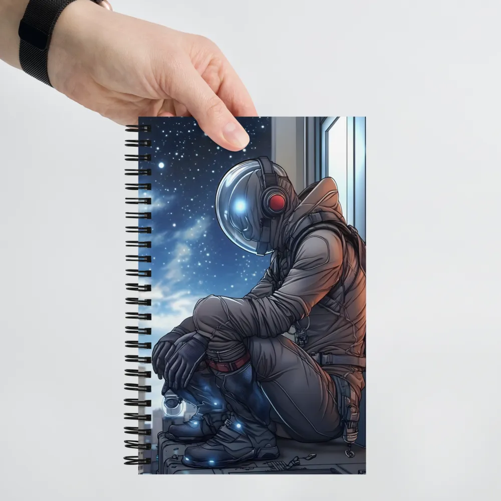 Astronaut's Solitude | Spiral Notebook