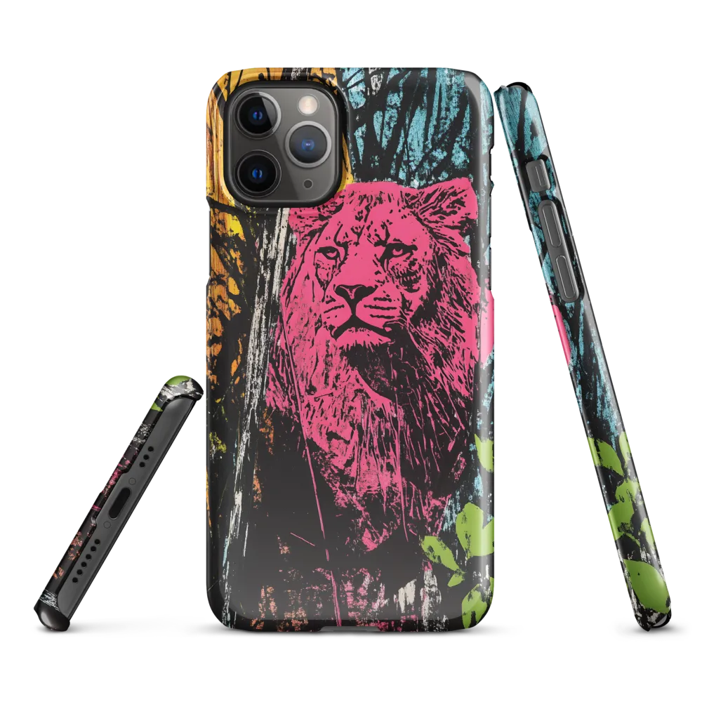 Fierce Vibrance: The Pink Lion