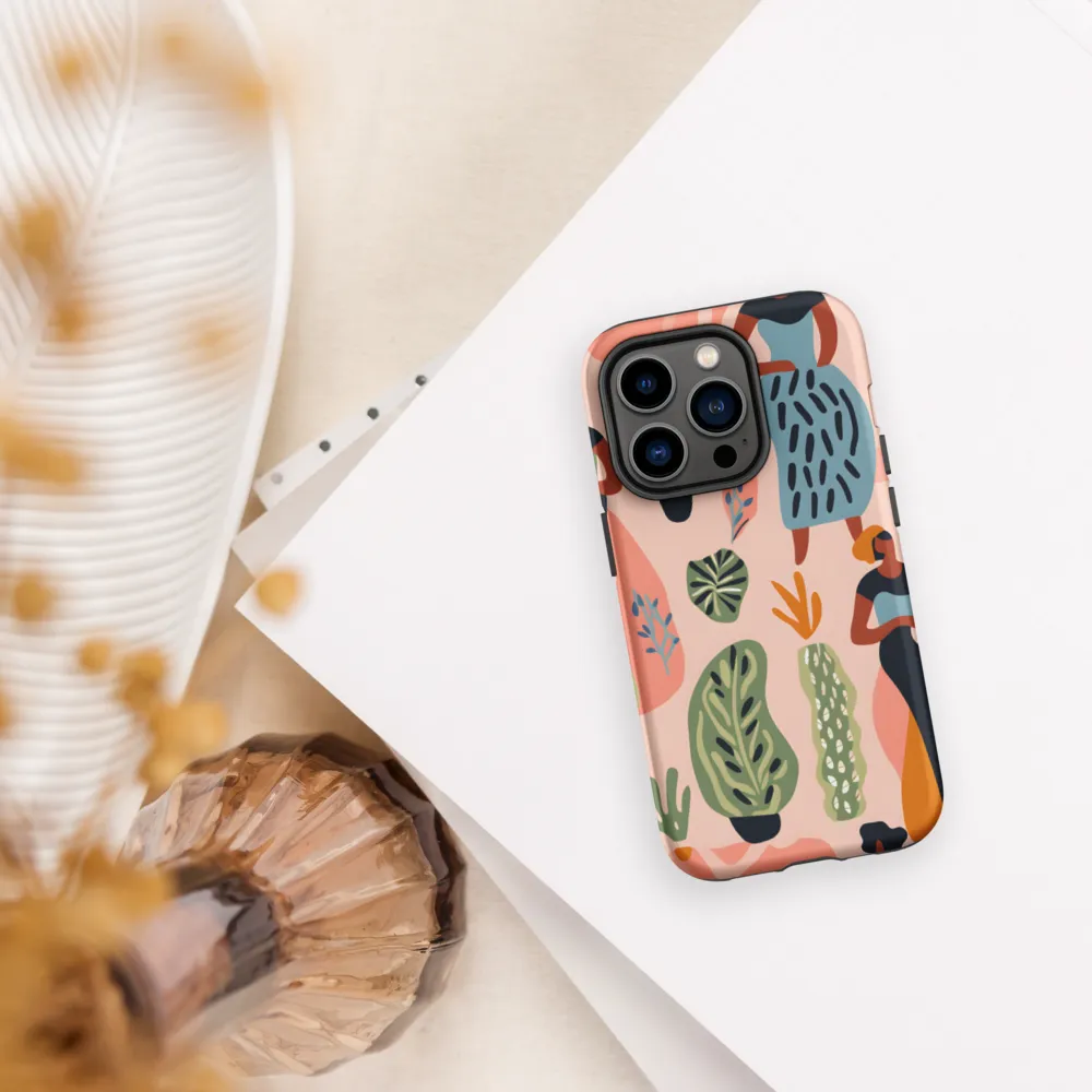 Harmony of Nature and Femininity | Phone Case |  14 Pro | Tough Case | Matte