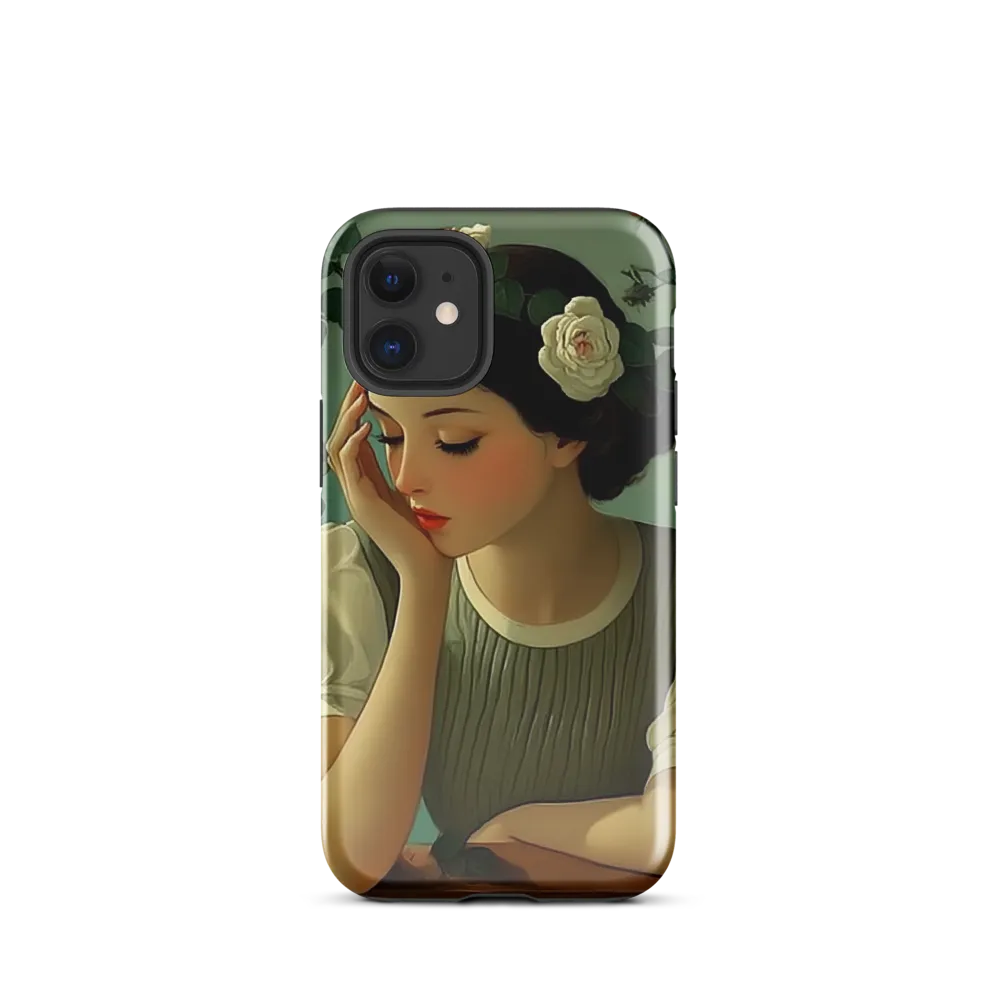 Whispers of Serenity | Phone Case |  12 mini | Tough Case | Glossy