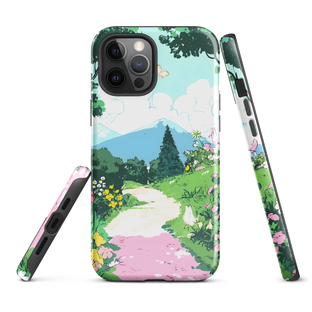 A Serene Journey Through Nature | Phone Case |  12 Pro Max | Tough Case | Glossy