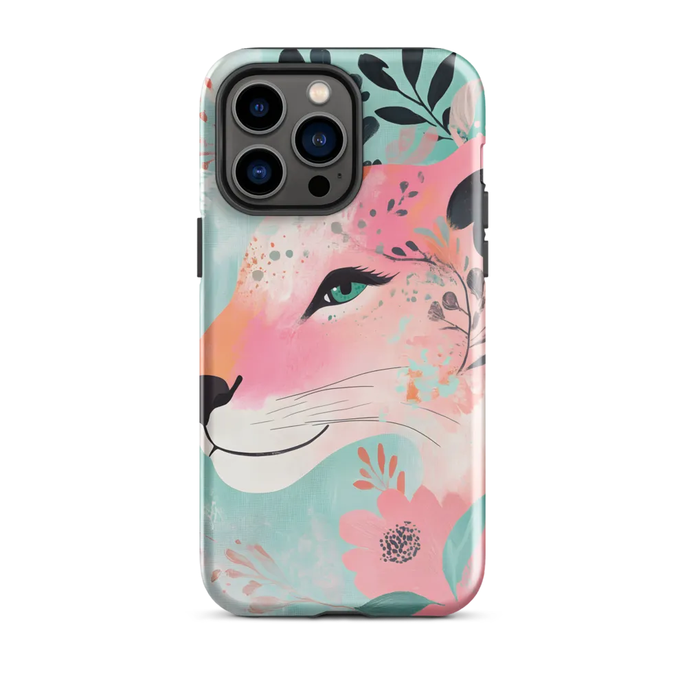 Whimsical Majesty: A Floral Lion