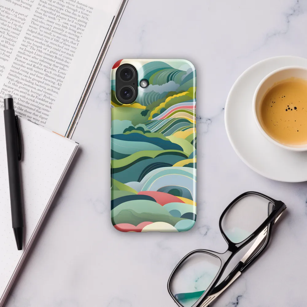 Waves of Serenity | Phone Case |  16 Plus | Snap Case | Glossy