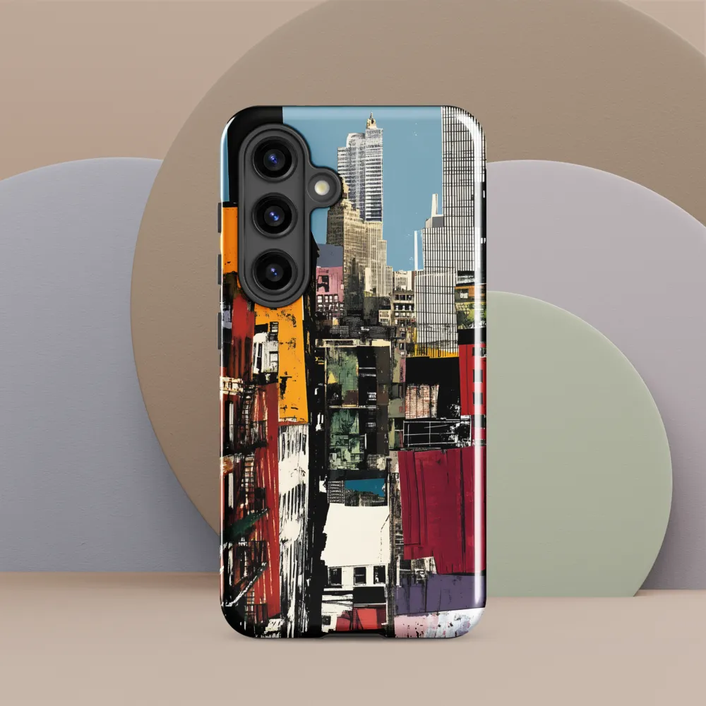 Urban Collage: A Vivid Cityscape