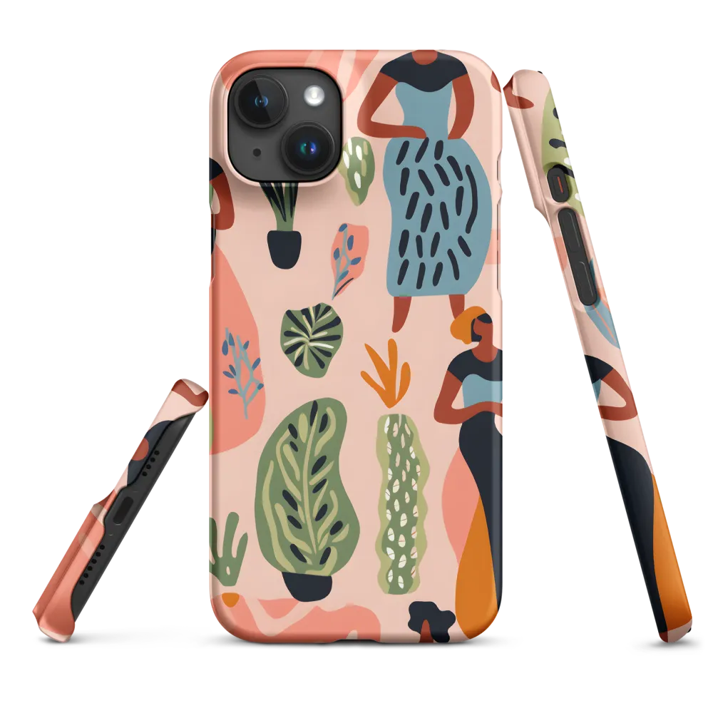 Harmony of Nature and Femininity | Phone Case |  15 Plus | Snap Case | Matte
