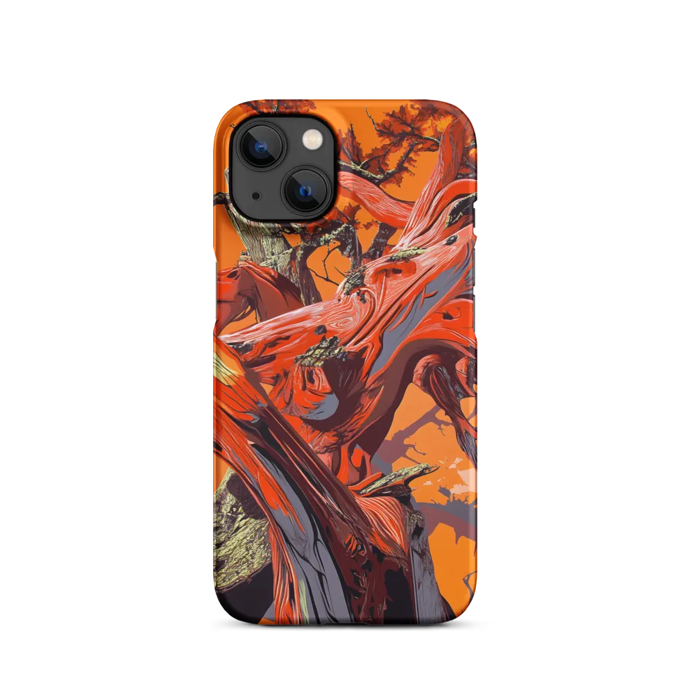 Life in Motion: An Abstract Tree | Phone Case |  13 | Snap Case | Matte