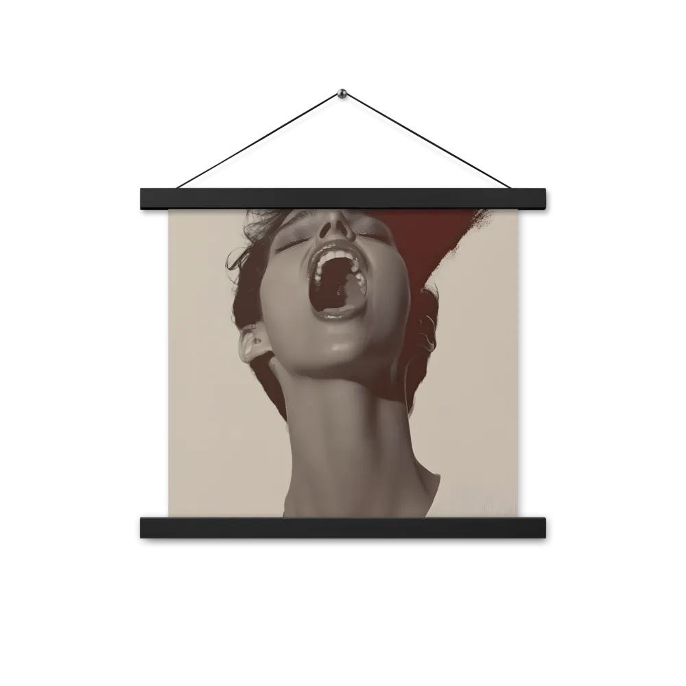 Echoes of Emotion | Poster With Black Wood Hanger | 14″×14″